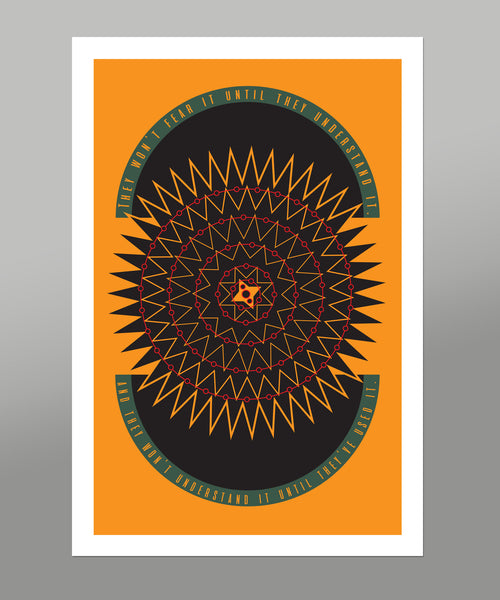 Oppenhiener splits the atom poster