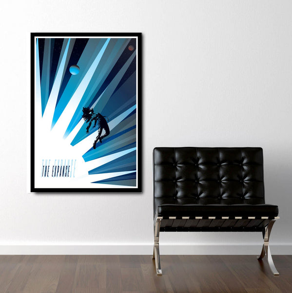 The Expanse Minimalist Poster - 13x19 16x24 or 24x36 - Home Decor