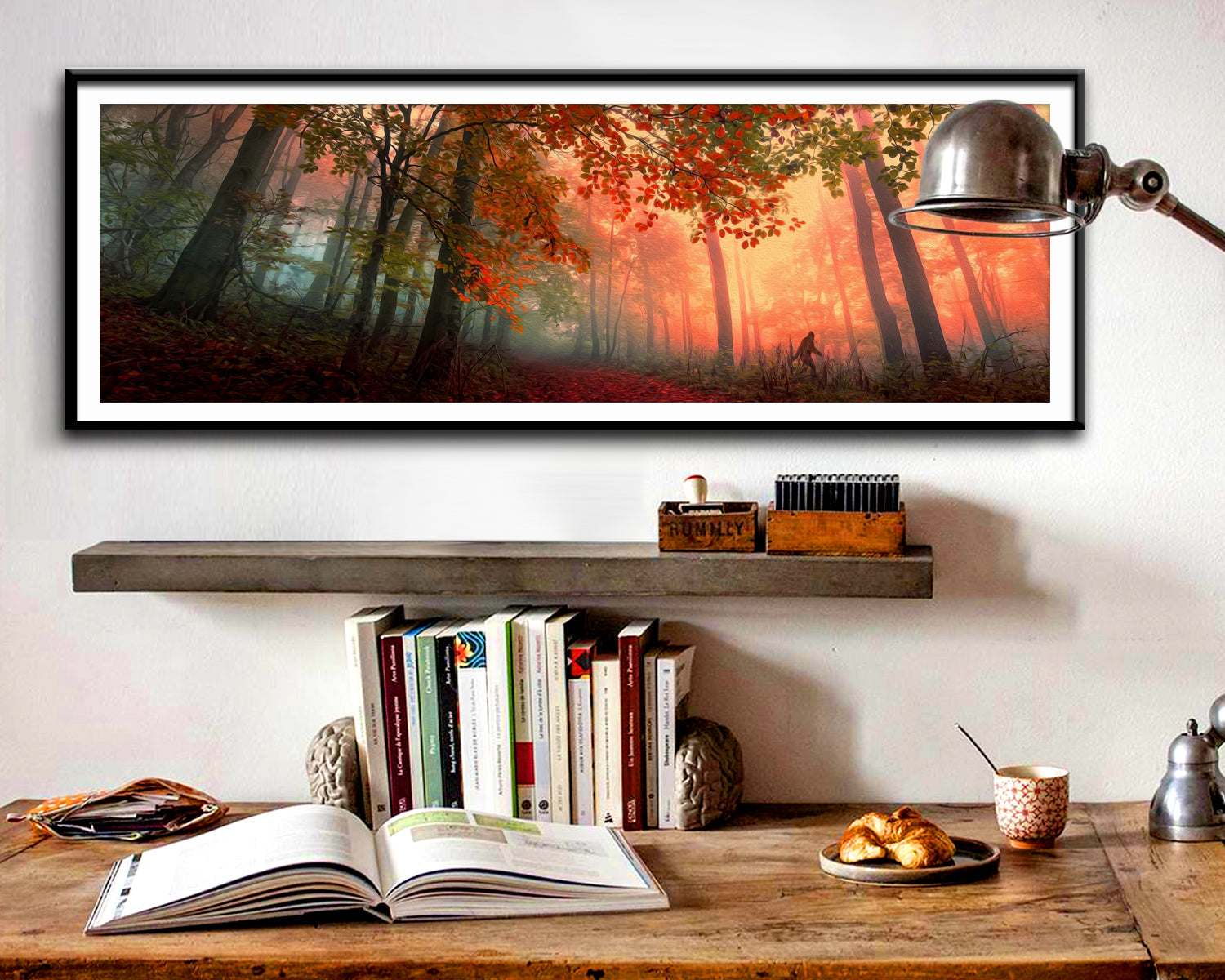 Big Foot Parody - Oil Painting Print - "12x36" - Print 563 - Home Decor