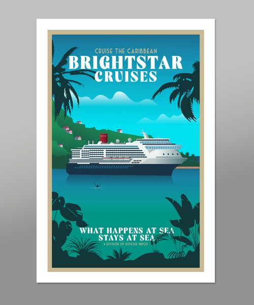 Succession Brightstar Cruise Poster - 13x19 or 24x36 Inches - Poster 568 - Home Decor
