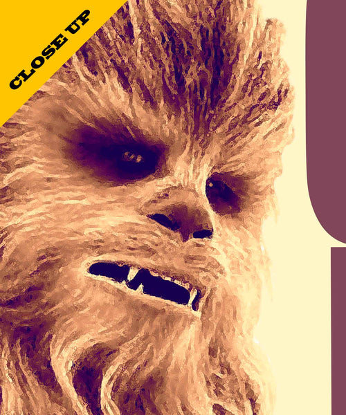 Chewbacca & Princess Leia Issues Poster Set - 13x19, 16x24 or 24x36 Inches - Home Decor