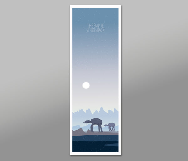 Star Wars Inspired -  Complete Sunset All 9 Movies - Long Collection - 12x36 Inches - Home Decor