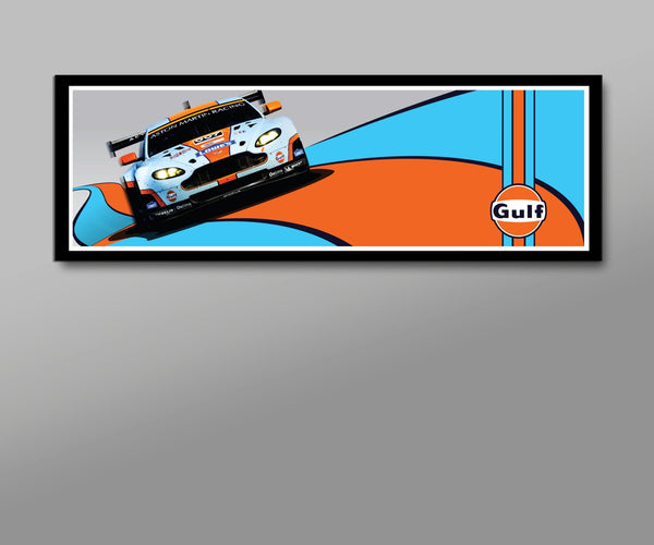 Aston Martin - Tribute Poster - Print 347 - 12 X 36 Inches - Home Decor