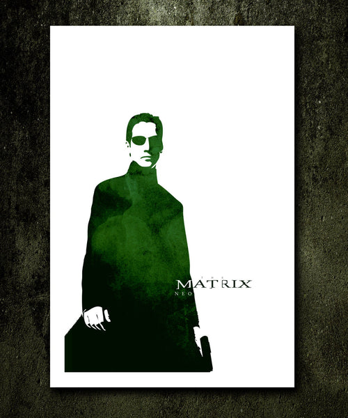 Matrix Poster 3some - Neo Inspired Minimalist Movie Poster Set - Print 30 - Home Decor