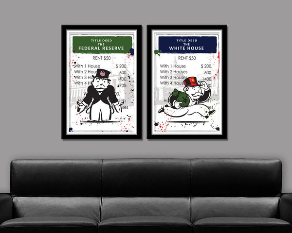 Monopoly Inspired Parody Poster - Title Deed Series - Print 377 - Home Decor