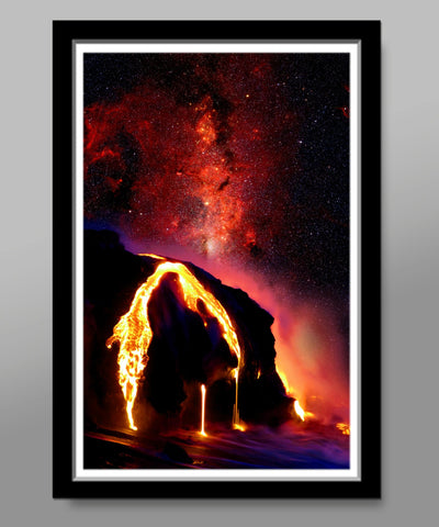 Heavenly Fires - Fine Art Photography - 13x19 16x24 or 24x36 Inches - Home Decor