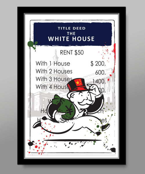 Monopoly Inspired Parody Poster - Title Deed Series - Print 377 - Home Decor