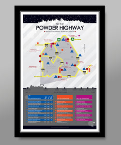 Ski Canada's POWDER HIGHWAY Poster - Print 83 - Home Decor