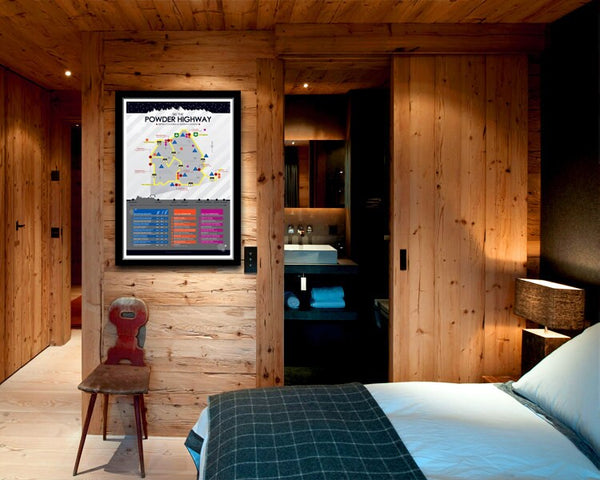 Ski Canada's POWDER HIGHWAY Poster - Print 83 - Home Decor
