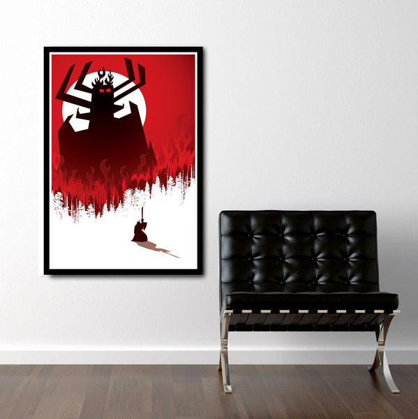 Samurai Jack Inspired - Minimalist Movie Poster #2 - Print 234 - Home Decor