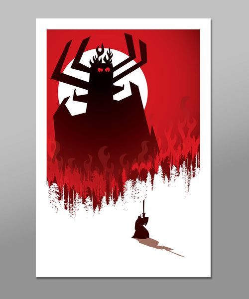 Samurai Jack Inspired - Minimalist Movie Poster #2 - Print 234 - Home Decor