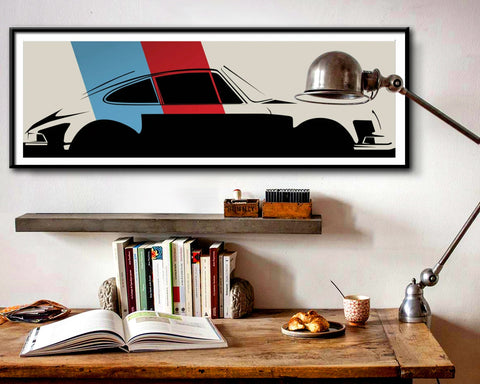 Classic German Car // Minimalist Porsche Car Poster // Print 461 - Home Decor