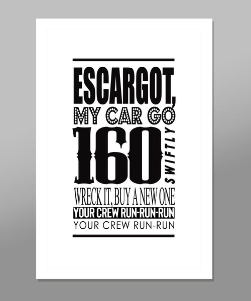 BIG E - Classic Rapper Lyrics - 13x19 16x24 -or- 24x36 Inches - Print 496 - Home Decor
