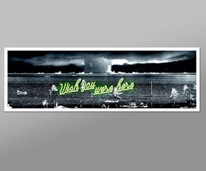 Wish You Were Here - Parody Art // 12 x 36 Inches // Home Decor