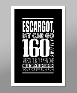 BIG E - Classic Rapper Lyrics - 13x19 16x24 -or- 24x36 Inches - Print 496 - Home Decor