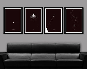 Avengers - Minimalist Poster Set - Black Collection- Print 286 - Home Decor