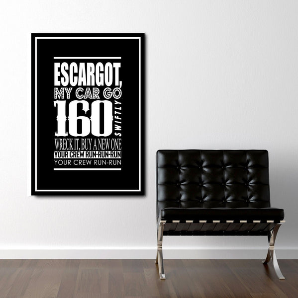 BIG E - Classic Rapper Lyrics - 13x19 16x24 -or- 24x36 Inches - Print 496 - Home Decor