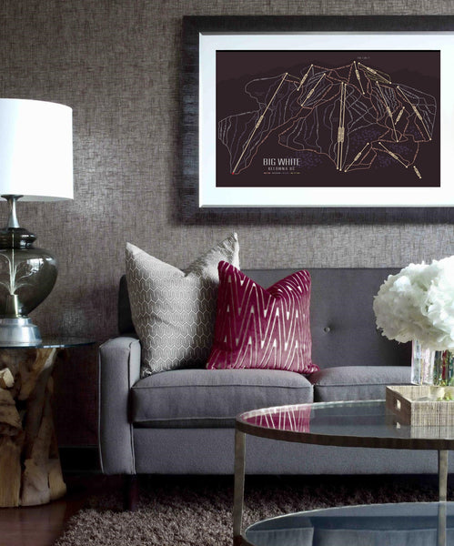 Big White Kelowna Art - Ski Art - Home Decor