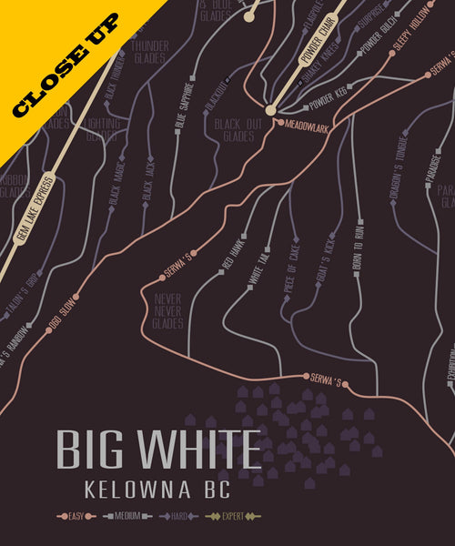 Big White Kelowna Art - Ski Art - Home Decor