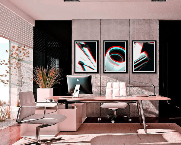 Private Jet Pop Art  - 13x19 OR 24x36 Inches - Home / Office Decor