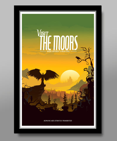Moors Inspired - Maleficent Movie Poster - 13x19 16x24 or 24x36 Inch Print 528 - Home Decor