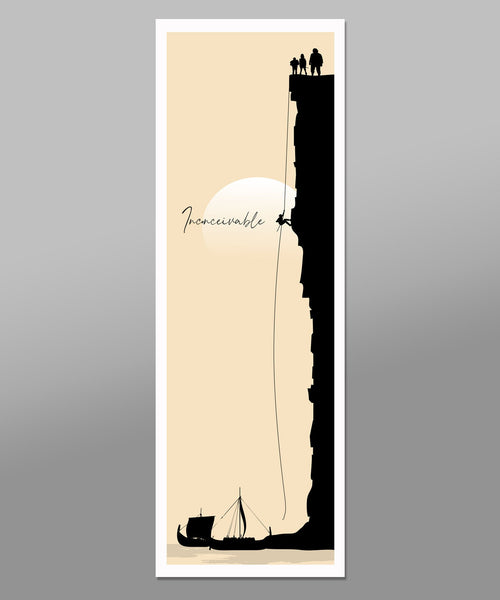 Quotable Minimalist Movie Poster - 12x36, 16x24, 13x19 or 24x36 Inches - Print 285 - Home Decor