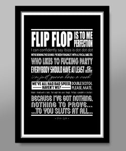 Its All Gone Pete Tong Movie Quotes Poster - Print 320 - Home Decor