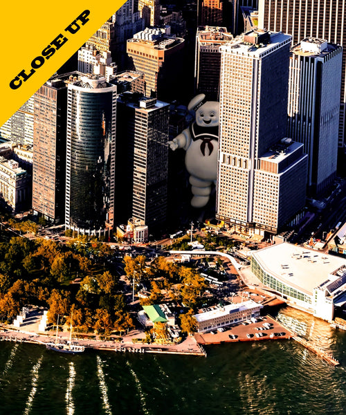 Stay Puft in NYC Poster - 13x19 or 24x36 - Print 561 - Home Decor
