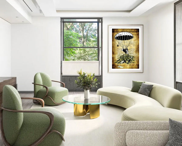 Wall Street Greed Collection Banksy Inspired - Print 295 - Home Decor