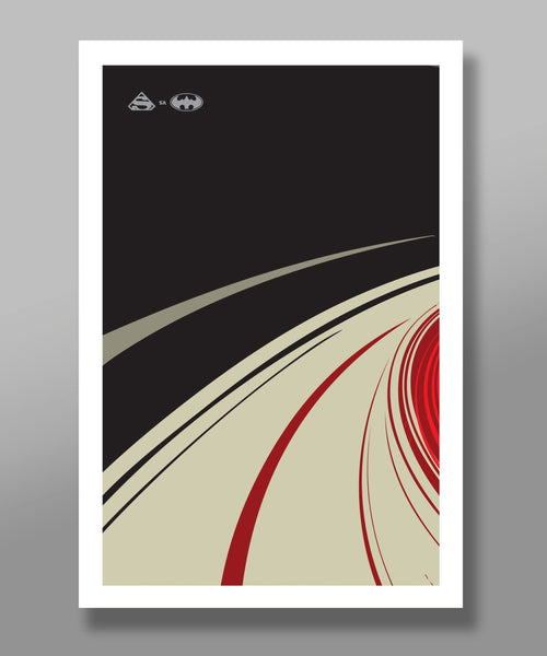 Batman VS Superman SWITCHABLE Minimalist Poster -  Delux Series Version - Home Decor