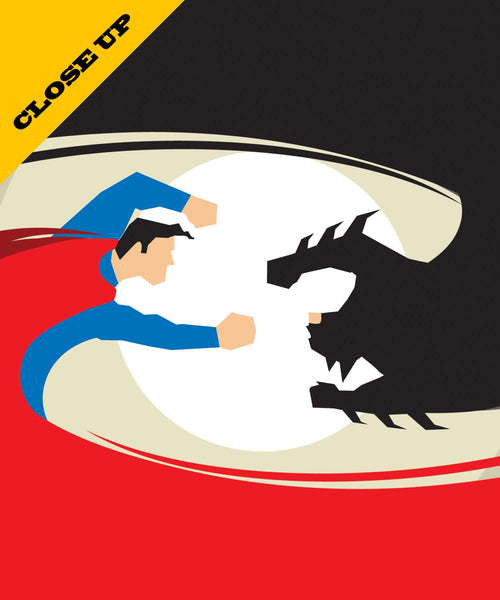 Batman VS Superman SWITCHABLE Minimalist Poster -  Delux Series Version - Home Decor
