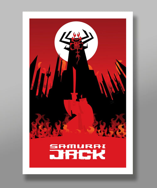 Samurai Jack Inspired - Minimalist Movie Poster - Print 234 - Home Decor