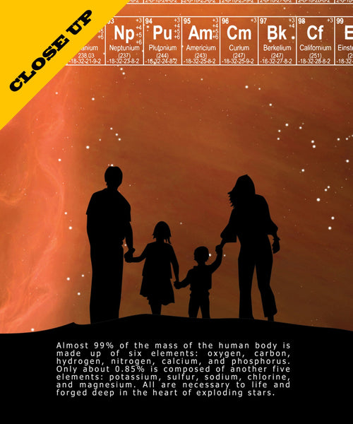 We Are Star Dust Poster - Periodic Table Of Elements - (Print 253) - Home Decor