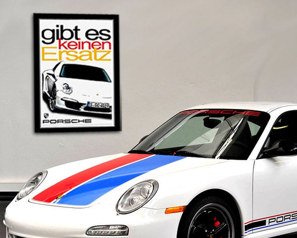 Porsche 911 Poster- Slogan Version - 13x19 16x24 or 24x36 Inches - Poster 206 - Home Decor