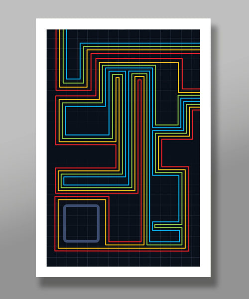 Tron - 80s Movie Computer Chip Inspired Minimalist Movie Poster Set - Print 329 - Home Decor