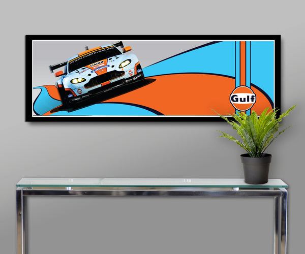 Aston Martin - Tribute Poster - Print 347 - 12 X 36 Inches - Home Decor