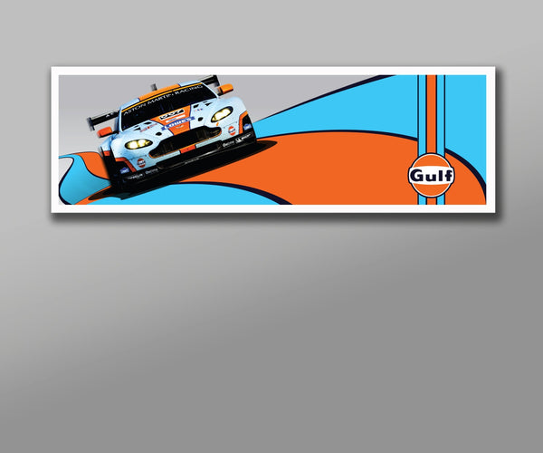 Aston Martin - Tribute Poster - Print 347 - 12 X 36 Inches - Home Decor