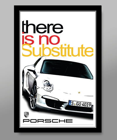 Porsche 911 Poster- Slogan Version - 13x19 16x24 or 24x36 Inches - Poster 206 - Home Decor